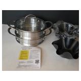 New Curtis Stone 2Qt Multi Cooker Steamer Insert