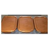 (3) NEW Lock-n-Lock  Glass Divided Dishes