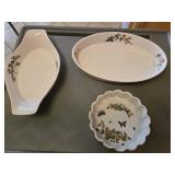 (1) 13" & (1) 12" Woodhill Baking Dishes + 7"