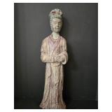 Resin Statue of "Fat Lady" Attendant or Court