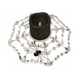 Bejeweled Halloween Candle Decor