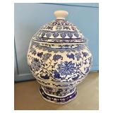 NWT MIKASA Blue White Chinoiserie Style Ginger