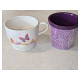 (2) Ceramic Planters