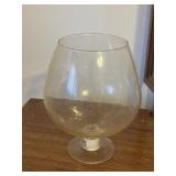 Vintage 12" Brandy Snifter Glass Footed Terrarium