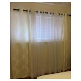 87" Rod w/ Liz Claiborne Sheer Ivory Grommet