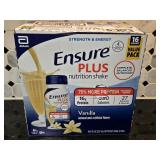NEW Case of (16) Ensure Plus Vanilla