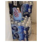 (2) Cases Pure Life Water & (5) Cans Dr. Pepper