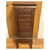 Solid Wood Jewelry Armoire 16ï¿½x10.5ï¿½40ï¿½