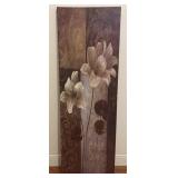 12" x 36" Floral Canvas Art Print