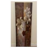 12" x 36" Floral Canvas Art Print