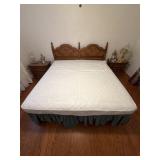 King Size Bed w/ Bedframe & Box Springs