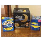 Always S/M Disposable Underwear & Tampax Pearl
