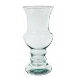 15" Glass Urn Vase
