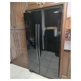 Black Whirlpool Refrigerator 36"ï¿½ 31"ï¿½70