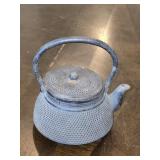 1960s-70s Japanese Cast Iron Teapot known as a