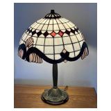 1980s Tiffany Table Lamp 18'