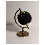 Black Spinning Globe Pin Cushion Mid