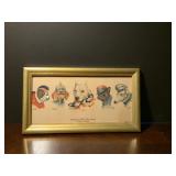 Framed 1915 Lithograph by Wallace Robinson t