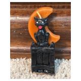 1950s Gurley Halloween Cat Candle