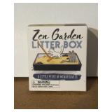 NIB 3' RP Minis 'Zen Garden Litter Boxï¿½ Desktop
