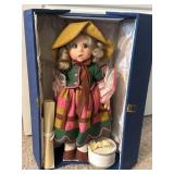 Authentic 20ï¿½ 1984 Lenci felt doll 'Modistina' In