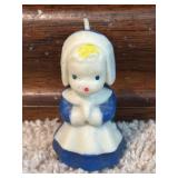 Gurley Pilgrim Girl Thanksgiving Candle