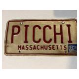 1976 Authentic Massachusetts Personalized License