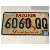 1999 Maine 'Vacationland' Passenger License Plate