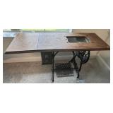 46.5'x16'x28' Antique Davis Sewing Machine
