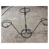 13' Wrought Iron 3 Tier Stand