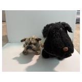 (2) Stuffed Animal Dogs