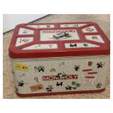 1998 Hasbro Monopoly Collectible Tin Box or
