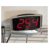 Sharp LED Digital Alarm Clock with Swivel Base
