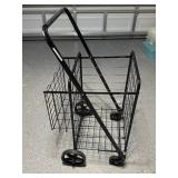 Black wire folding shopping cart 18'x22'x 40ï¿½