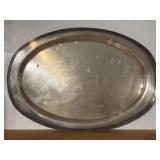 15' Antique Luxor Silver Plated Oval Serving