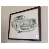 13.5' x 12' 1948 Tucker Torpedo Framed Pencil