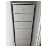 20ï¿½x52ï¿½x17ï¿½ White 6 Drawer Tall Chest