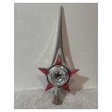 9.5'  Mercury Glass Christmas Tree Topper