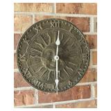 Ceramic Sun Clock 12'