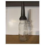14.5' Duraglas Glass Oil Bottle