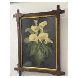 Antique 1878 Chromolithograph Print titled 'Still