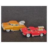 Muscle Machines 1963 Red Corvette in a 1:64