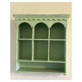 21'x24 'x25.5 ' VTG Style Green Wooden Wall
