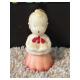 1950s Gurley Christmas Caroler Boy Candle