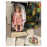 1987 Authentic 13ï¿½  Lenci Felt Doll Loretta
