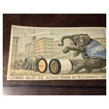 Jumbo Elephant Willimantic Circus Animals Haul