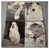 58' x78' Custom Multi Pet Photo Woven Tapestry