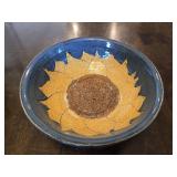 10'ï¿½3' Handmade Ceramic Serving Bowl features a