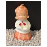 1950s Gurley Christmas Caroler Girl Candle