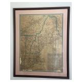 30.5'x 38' Antique Framed Piece features a